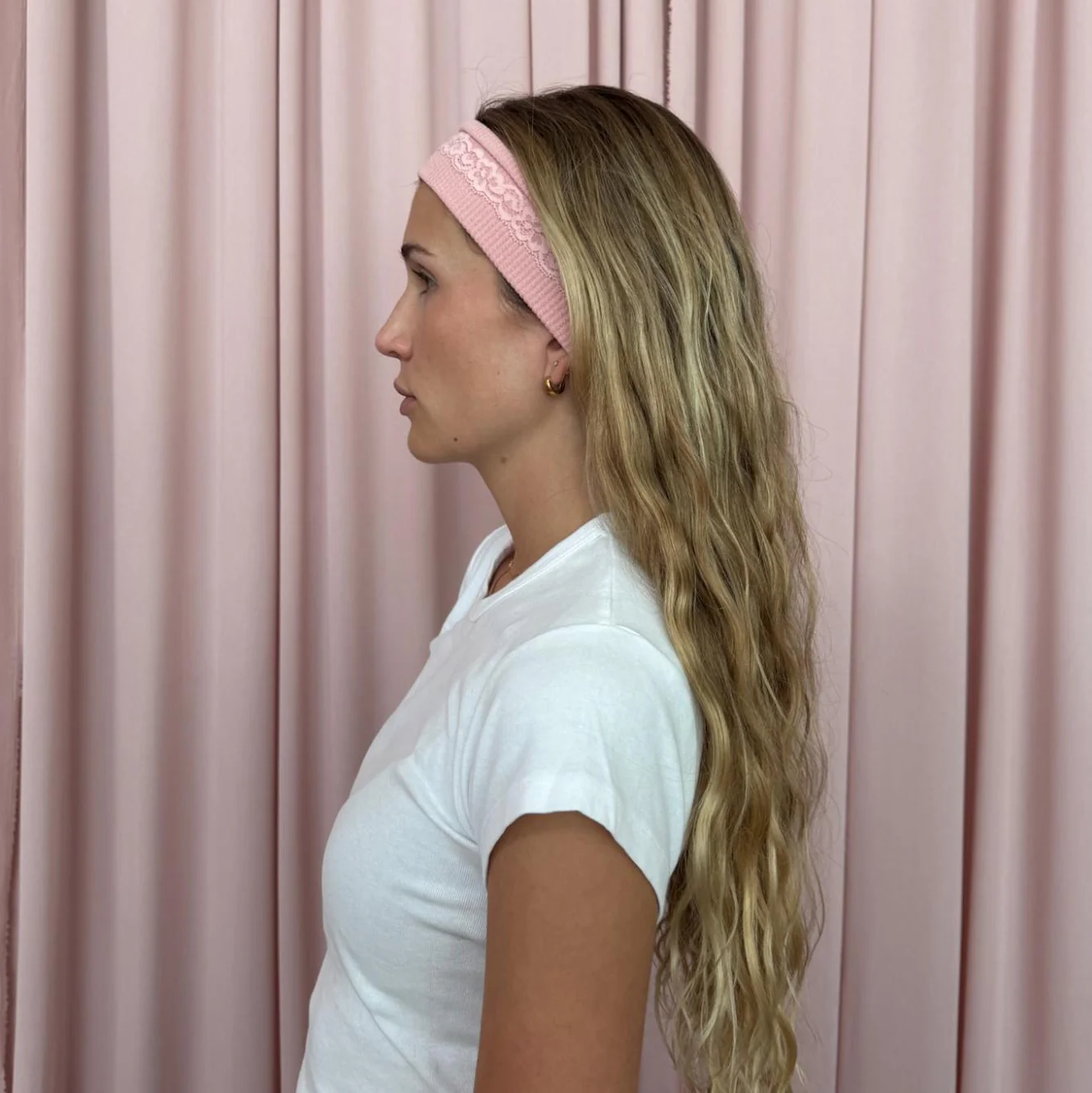 Infinity Headband in Blush - Image 3