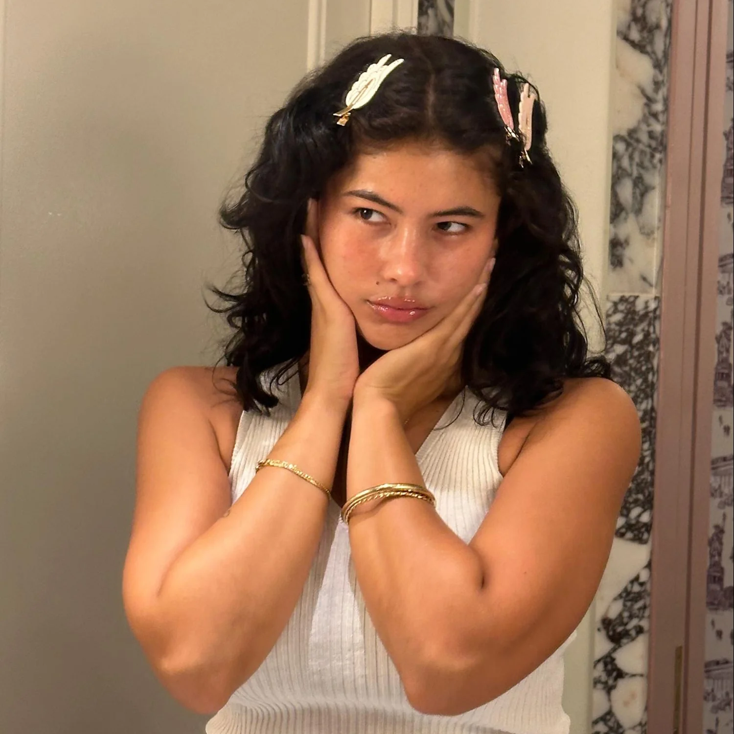 Popstar Clips in Dove Wing - Image 4